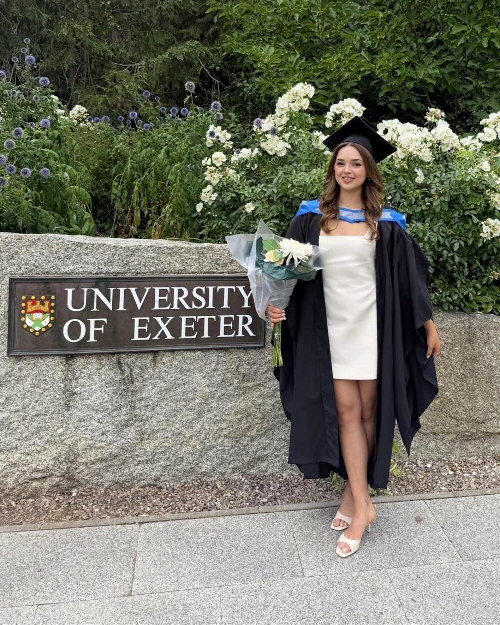 Hannah Andrews at her University of Exeter graduation